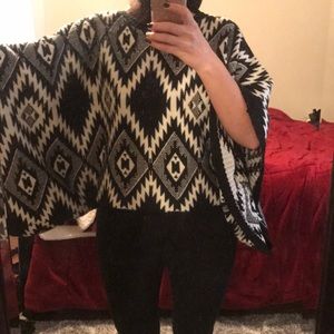 Aztec print sweater